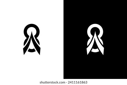 number 8 with arabic vector design template
