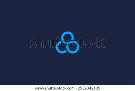 number 8 with cloud logo icon design vector design template inspiration
