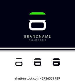 Number 8, digital numeral eight, including set of three different cyber numbers, vector illustration 10EPS