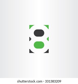 number 8 eight logotype logo vector symbol icon design