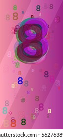 Number 8 elements art
