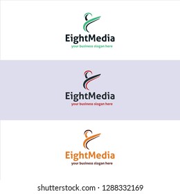 Number 8 Logo Design