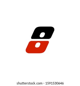 Number 8 logo Vector Template Design Illustration. number eight symbol icon. abstract eight logo.