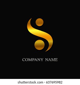 Number 8 logo.Vector logo template.