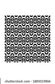 Number 8 symbol seamless pattern.