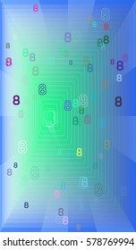 Number 8 vector icon