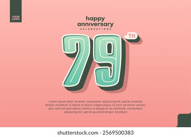 Number 80 logo icon design, 80th birthday logo number, anniversary 80
