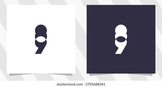 number 89 98 logo design