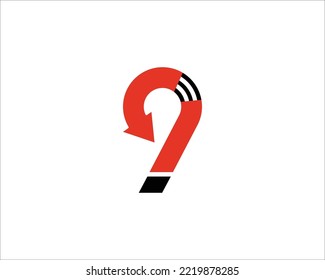 Number 9 and the arrow indicates progress with the Wi-Fi sign