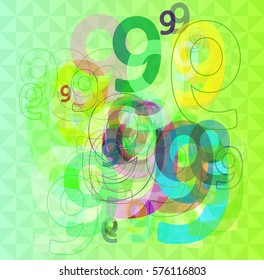 Number 9 art idea