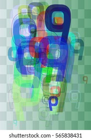 Number 9 background art
