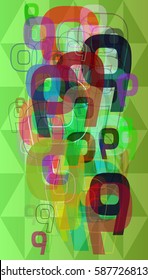 Number 9 design vector