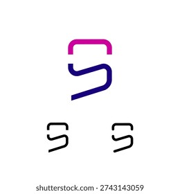 Number 9, digital numeral nine, including set of three different cyber numbers, vector illustration 10EPS
