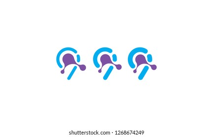 number 9 logo icon vector technology