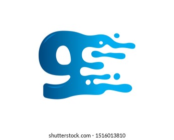 Number 9 logo or symbol template design