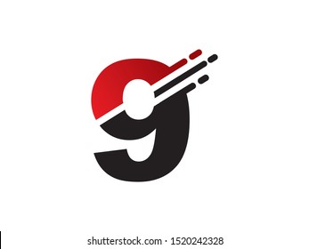 Number 9 logo or symbol template design