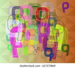 Number 9 texture background