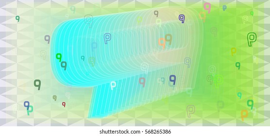 Number 9 vector design