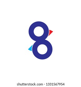 Number 96 logo design