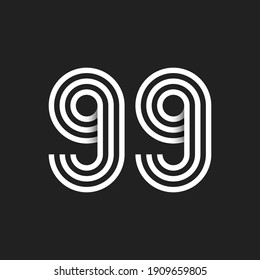 Set Numbers 3d Isometric Effect Vector Stock Vector (Royalty Free ...