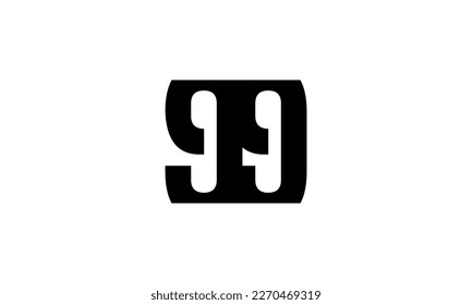 Number 99 Typography Design black color