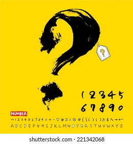 number and alphabet