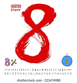 number and alphabet
