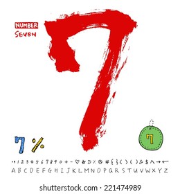 number and alphabet