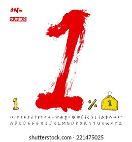 number and alphabet