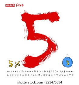 number and alphabet