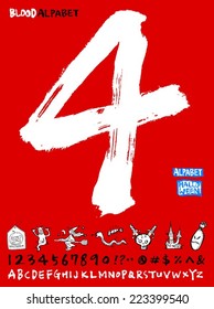 Number and alphabet / Halloween Version