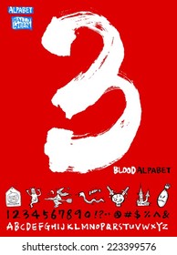 Number and alphabet / Halloween Version