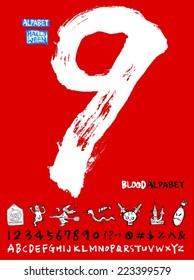 Number and alphabet / Halloween Version