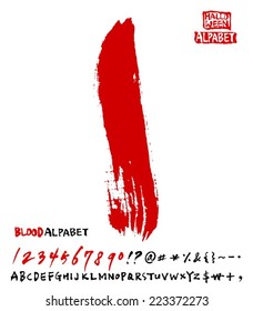 number and alphabet / Red Version