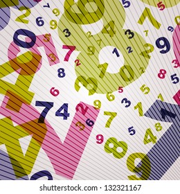 Number backgroud