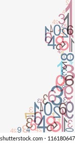 Number  background