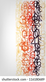 number background