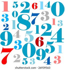 number background