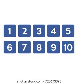 number with background color image