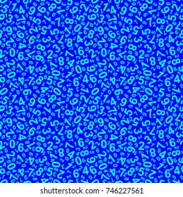number background. seamless pattern