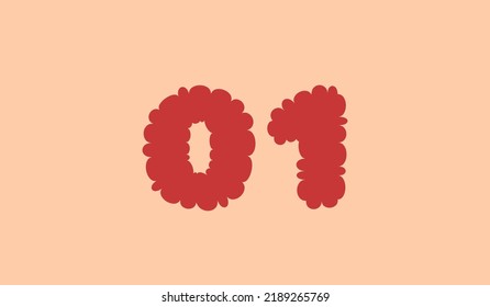 Number background vector illustration suitable for multiple purpose