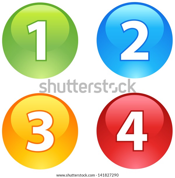 Number Ball Stock Vector (Royalty Free) 141827290 | Shutterstock