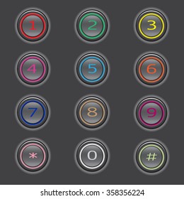 number button