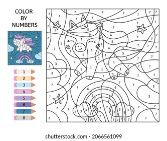 numbers unicorn stock vectors images vector art shutterstock