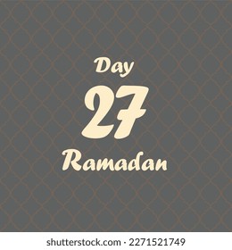 Zahlungstag Ramadan, Vektorgrafik mit detailliertem Muster im Hintergrund, Zähltag, für Hintergrund und Tapete 
