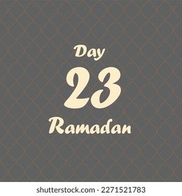 Zahlungstag Ramadan, Vektorgrafik mit detailliertem Muster im Hintergrund, Zähltag, für Hintergrund und Tapete 