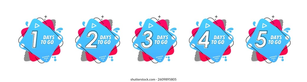 Number of Days Left. Countdown left days. Count time sale.