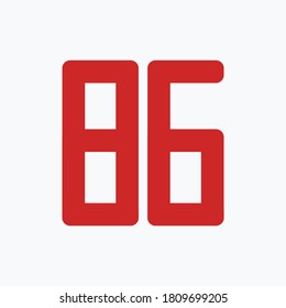 Conjunto de diseños numéricos con fondo blanco - vector