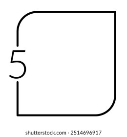 Number of diagram infographic presentation with simple elements