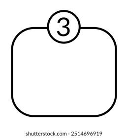 Number of diagram infographic presentation with simple elements